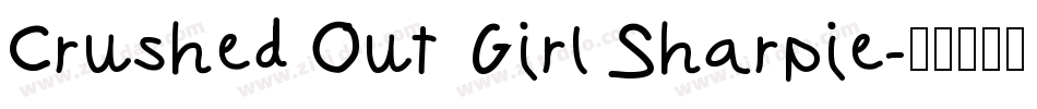Crushed Out Girl Sharpie字体转换